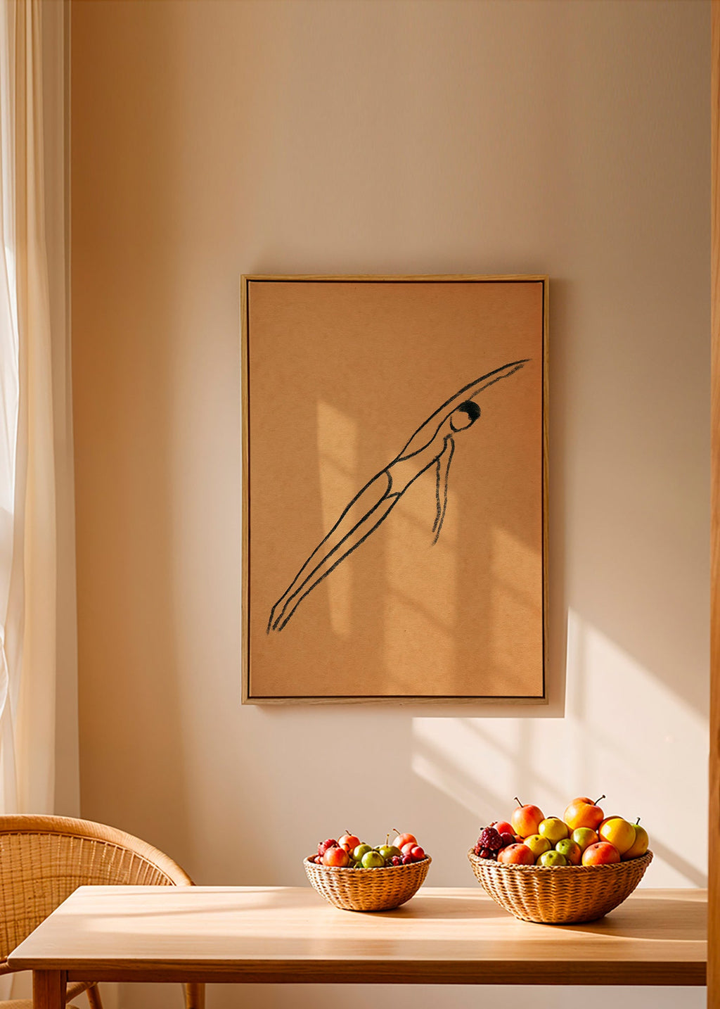 Ilustración de figura en suspensión – Canvas2