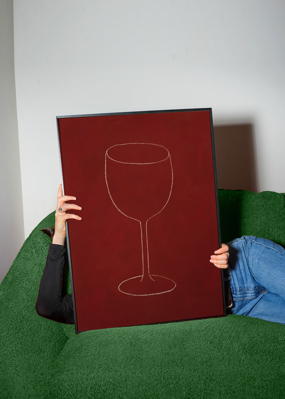 Cuadro de cocina con silueta de copa – Product2