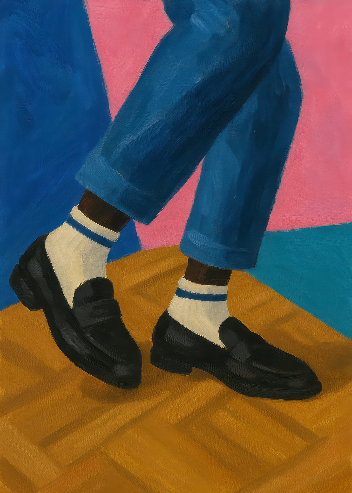 Tassel Loafers - Unframed art print