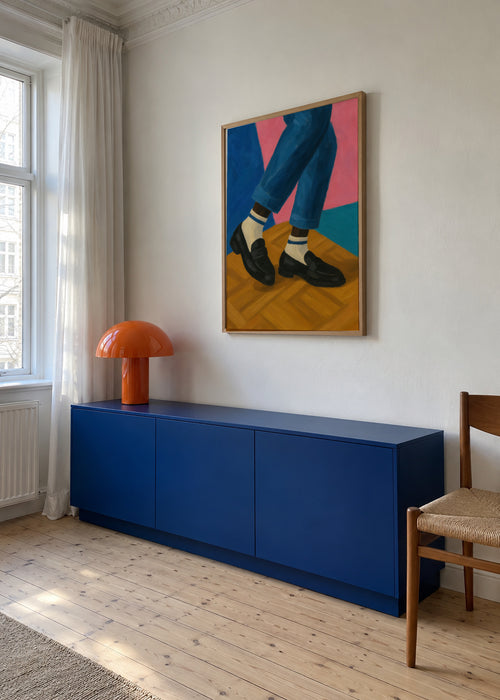 Tassel Loafers - Framed poster in an interior