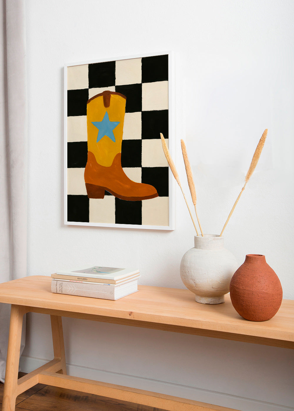 Ilustración de bota vaquera con estrella – Product2