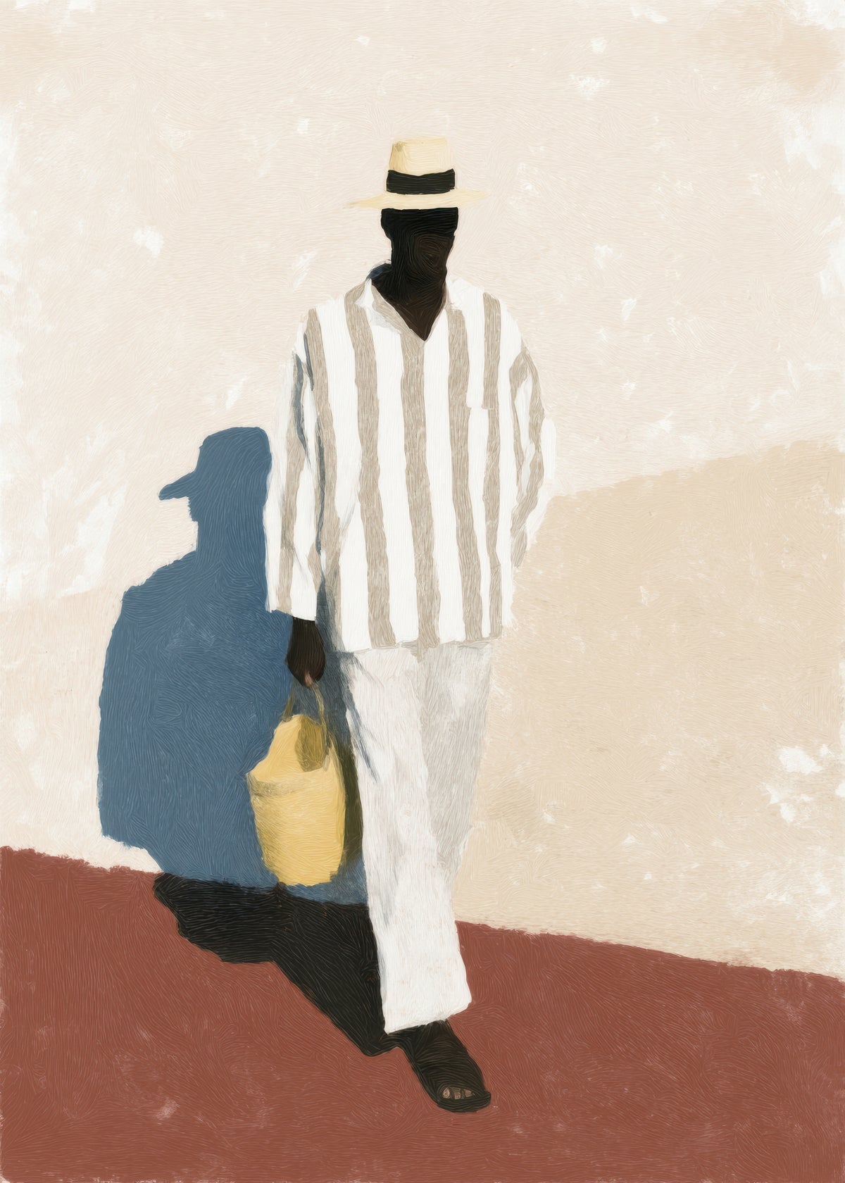 White Suit Walk I - Unframed art print