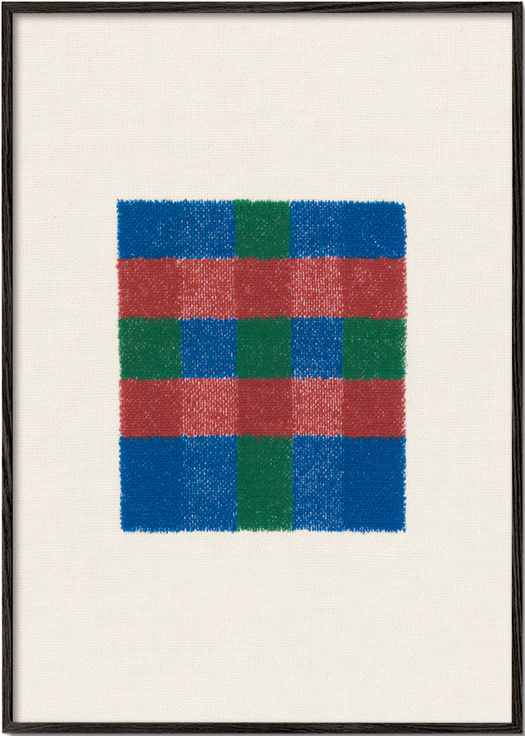 Cuadro geométrico de cuadros a mano – Black Frame