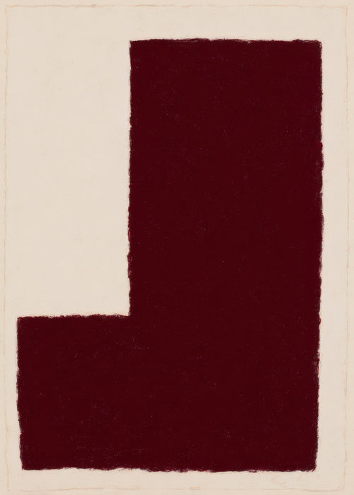 Burgundy Corner V - Unframed art print