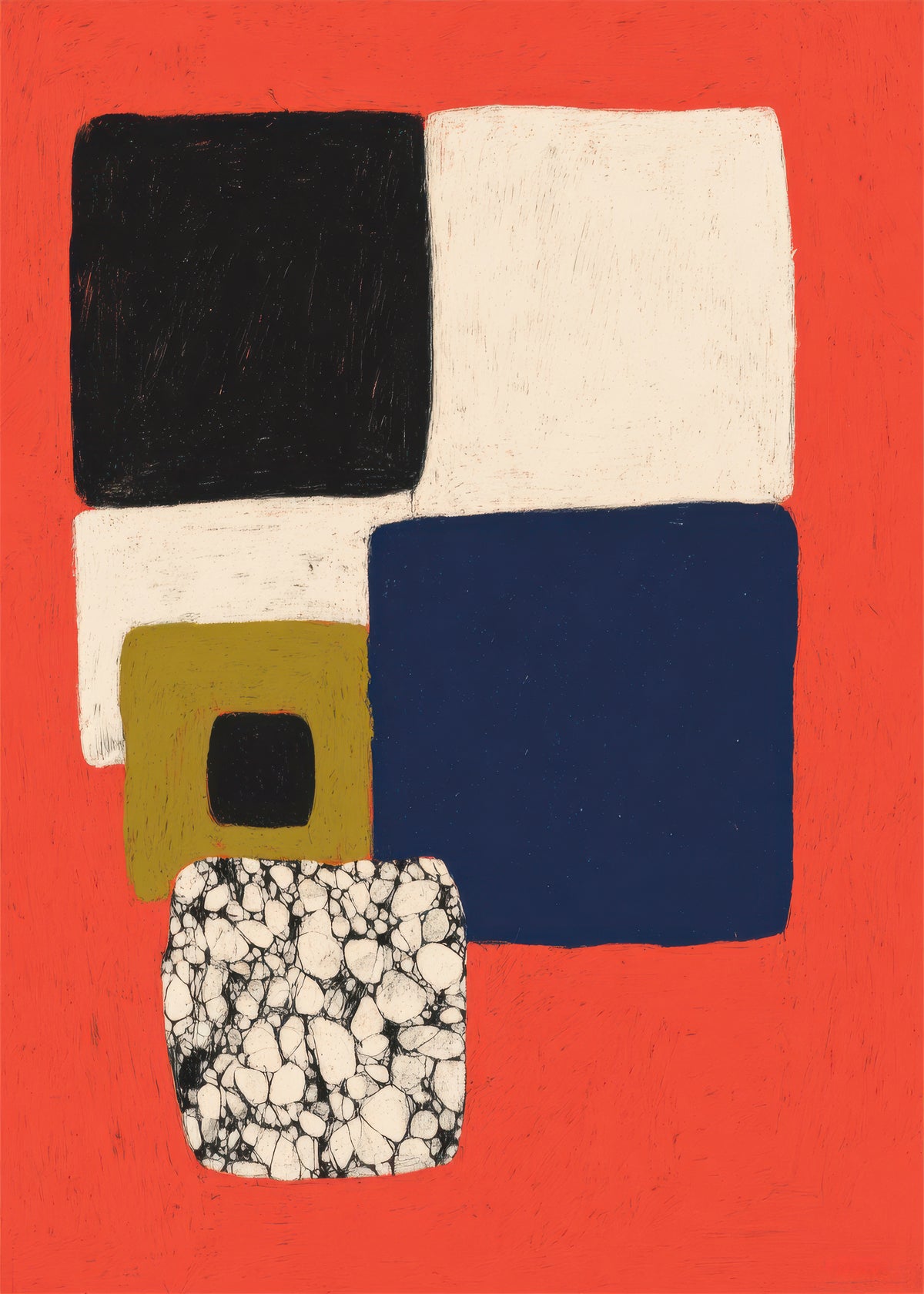 Modernist Mosaic - Unframed art print