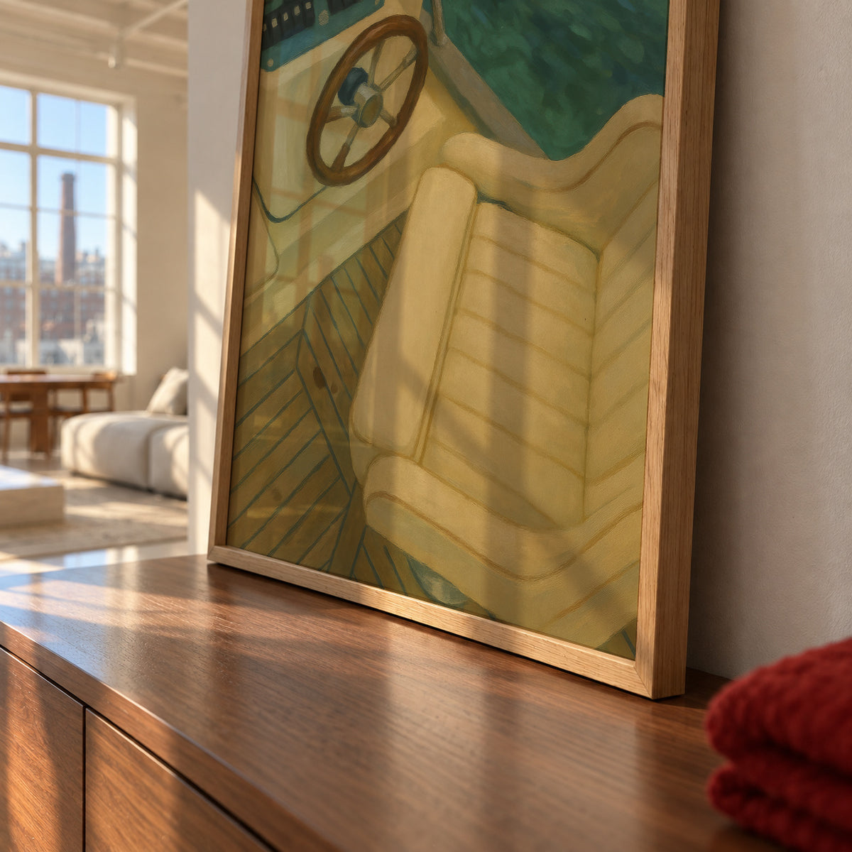 Captain's View - Framed poster detail