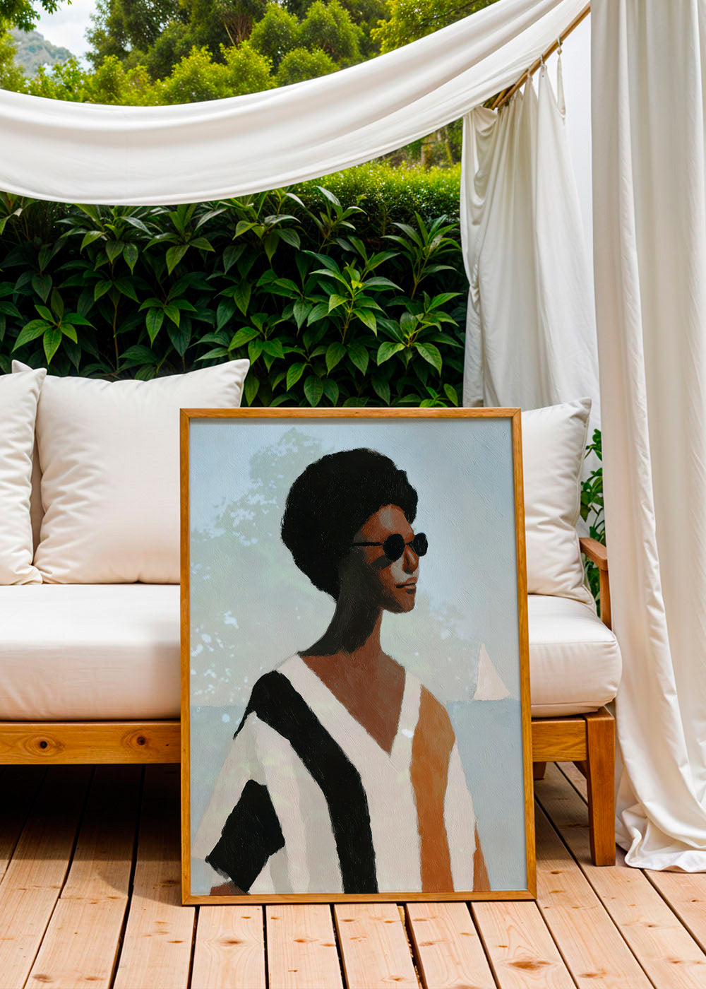 Ilustración de figura con velero – Product3