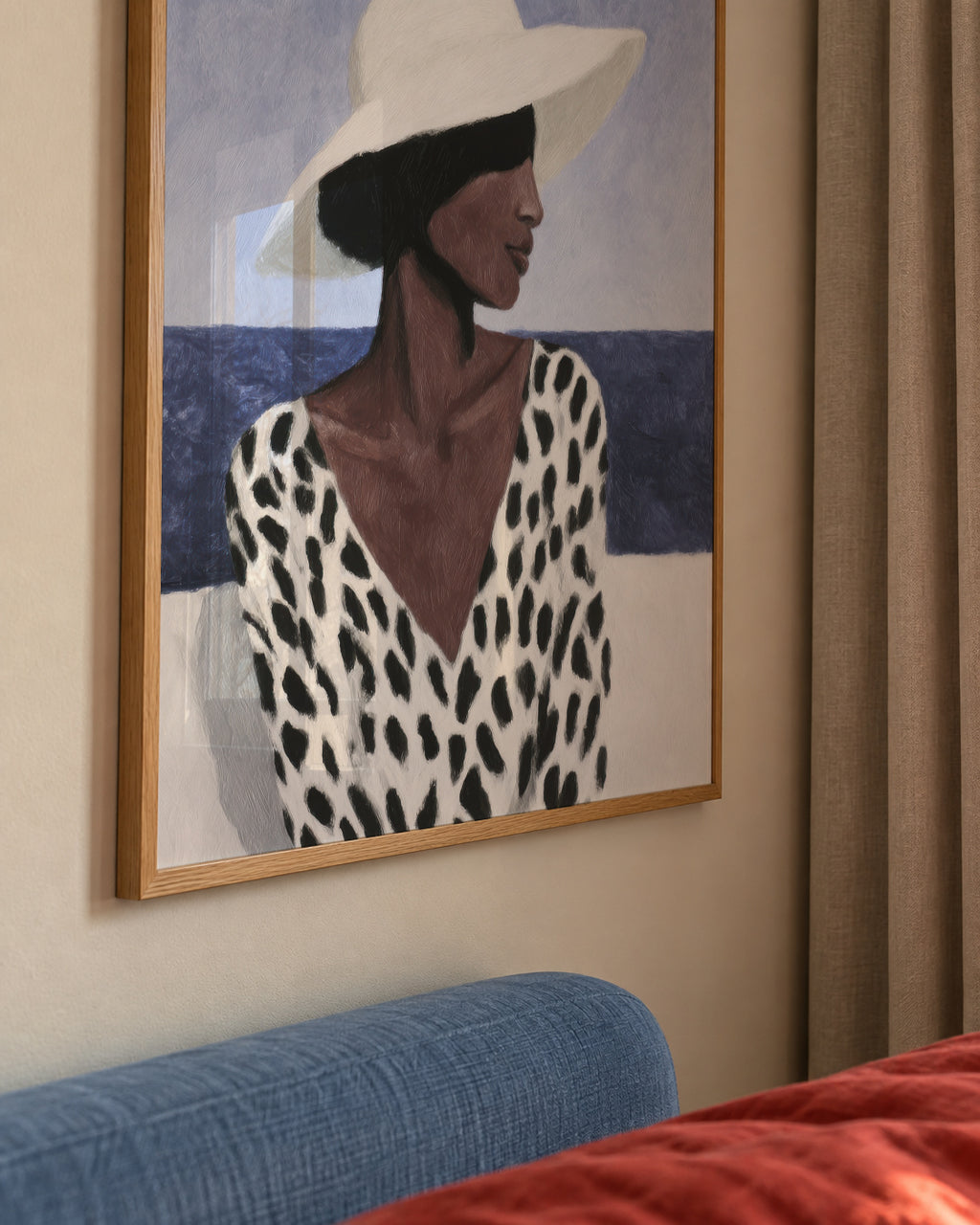 Polka Dot Breeze - Framed poster detail