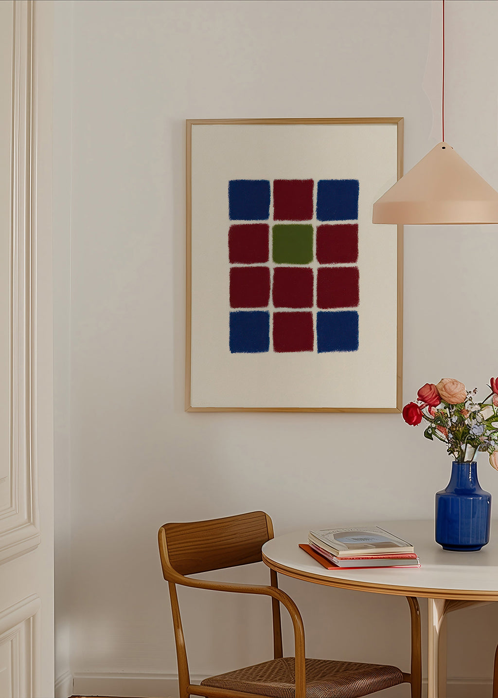 Cuadro geométrico rejilla de cuadrados texturizados – Product3