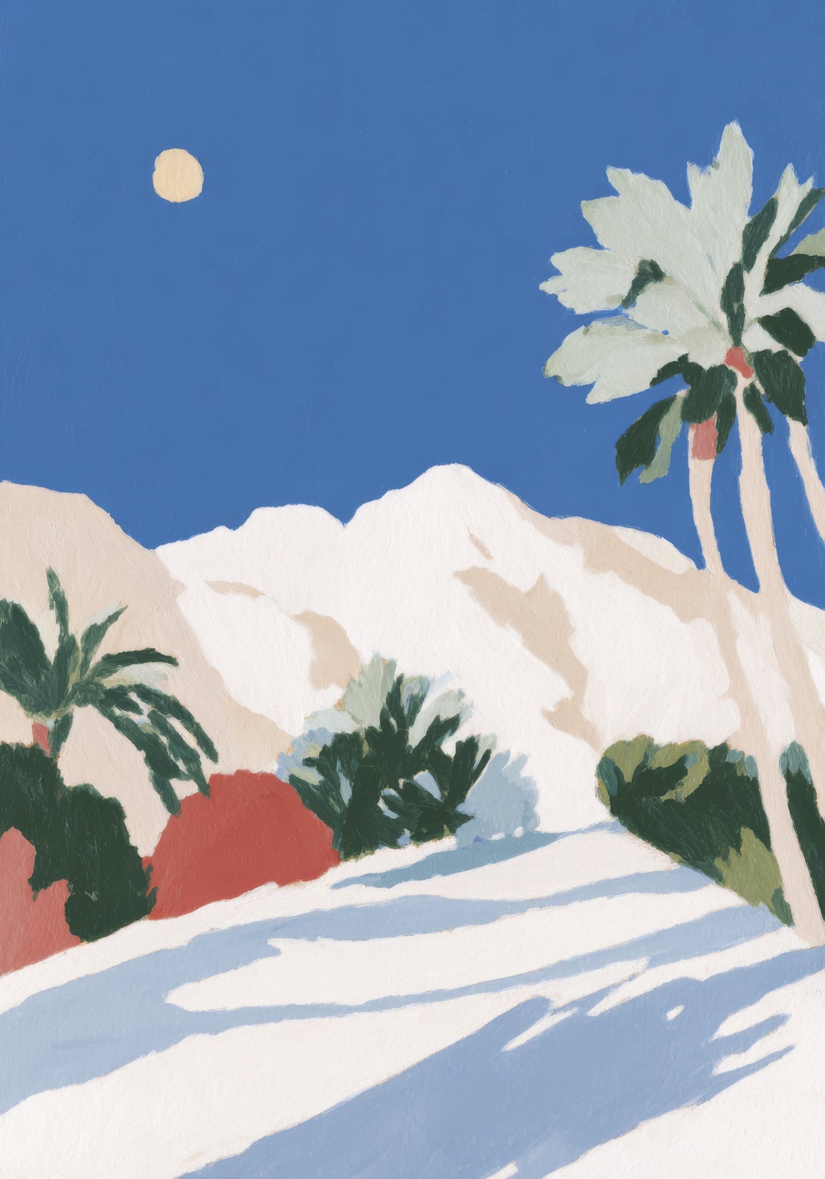 Palm Shadows - Unframed art print