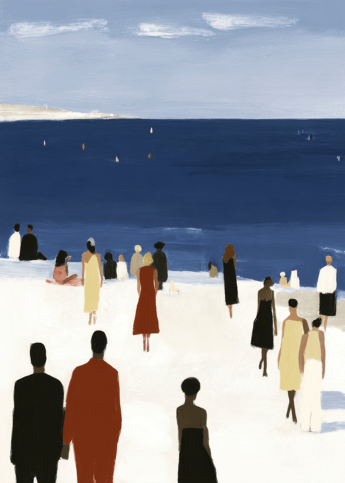 White Shore - Unframed art print