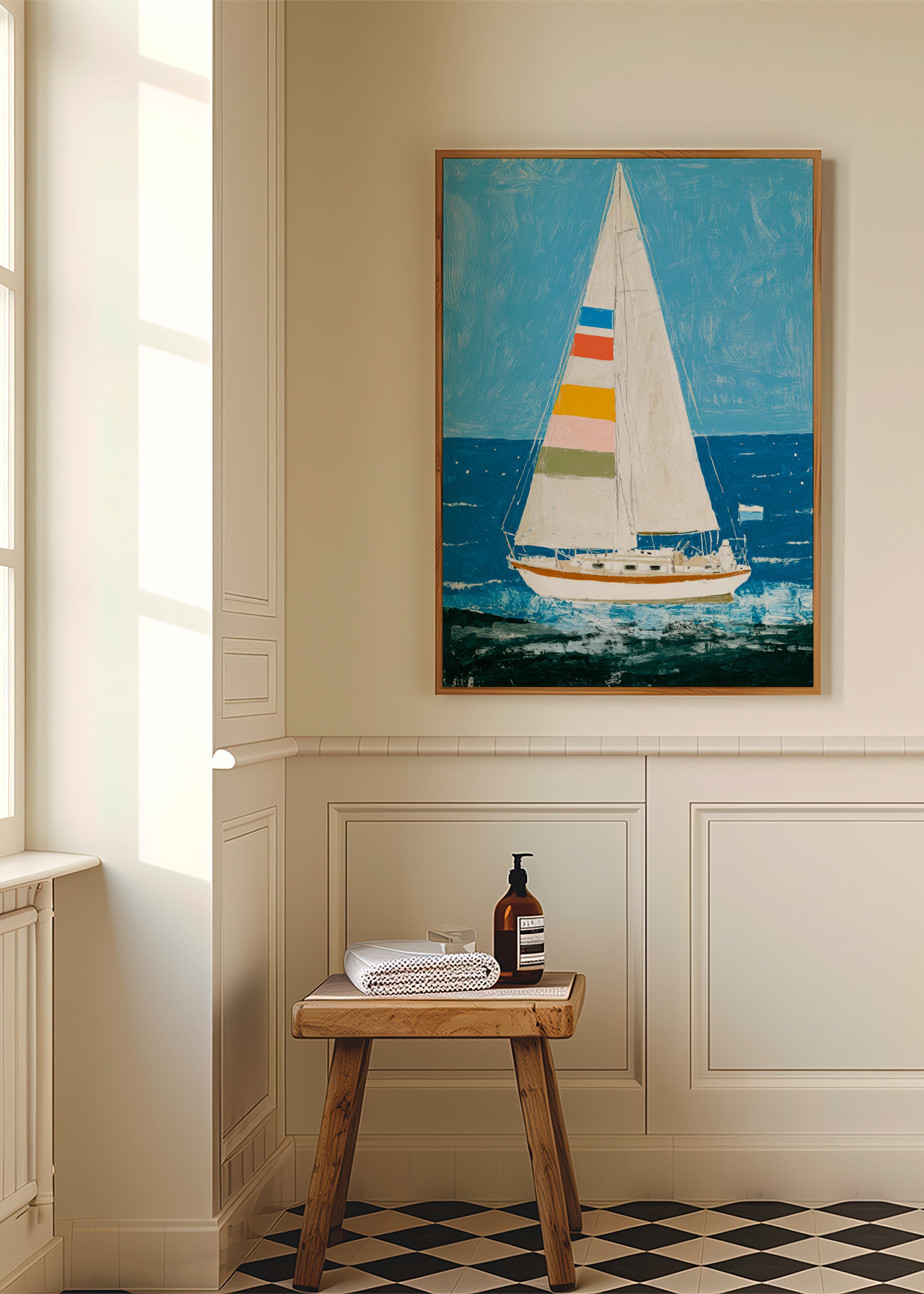 Quadro Tela O Poster “Tramonto In Croazia” – Paesaggio Marino Con Scogliera E Albero – Decorazione Murale 75x50 Cm By Postereck