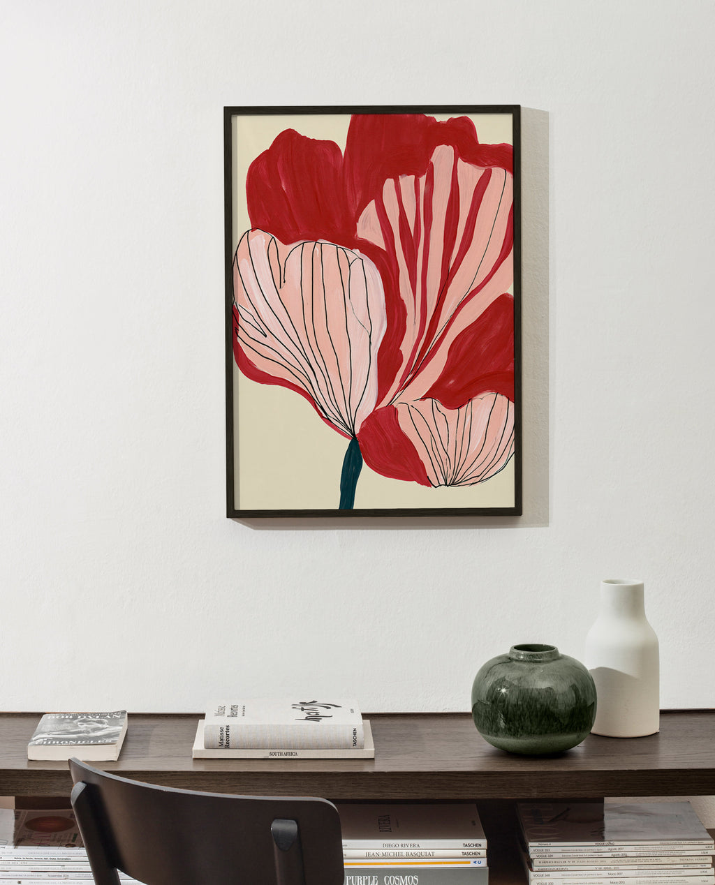Stampa botanica petali scarlatti – Product2