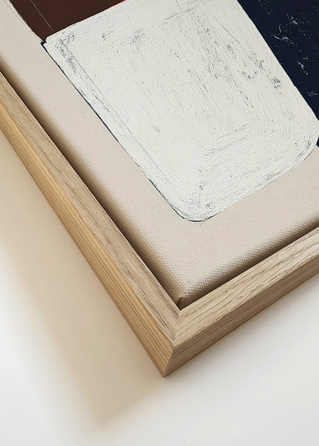 Quardo geometrico con forme impilate
