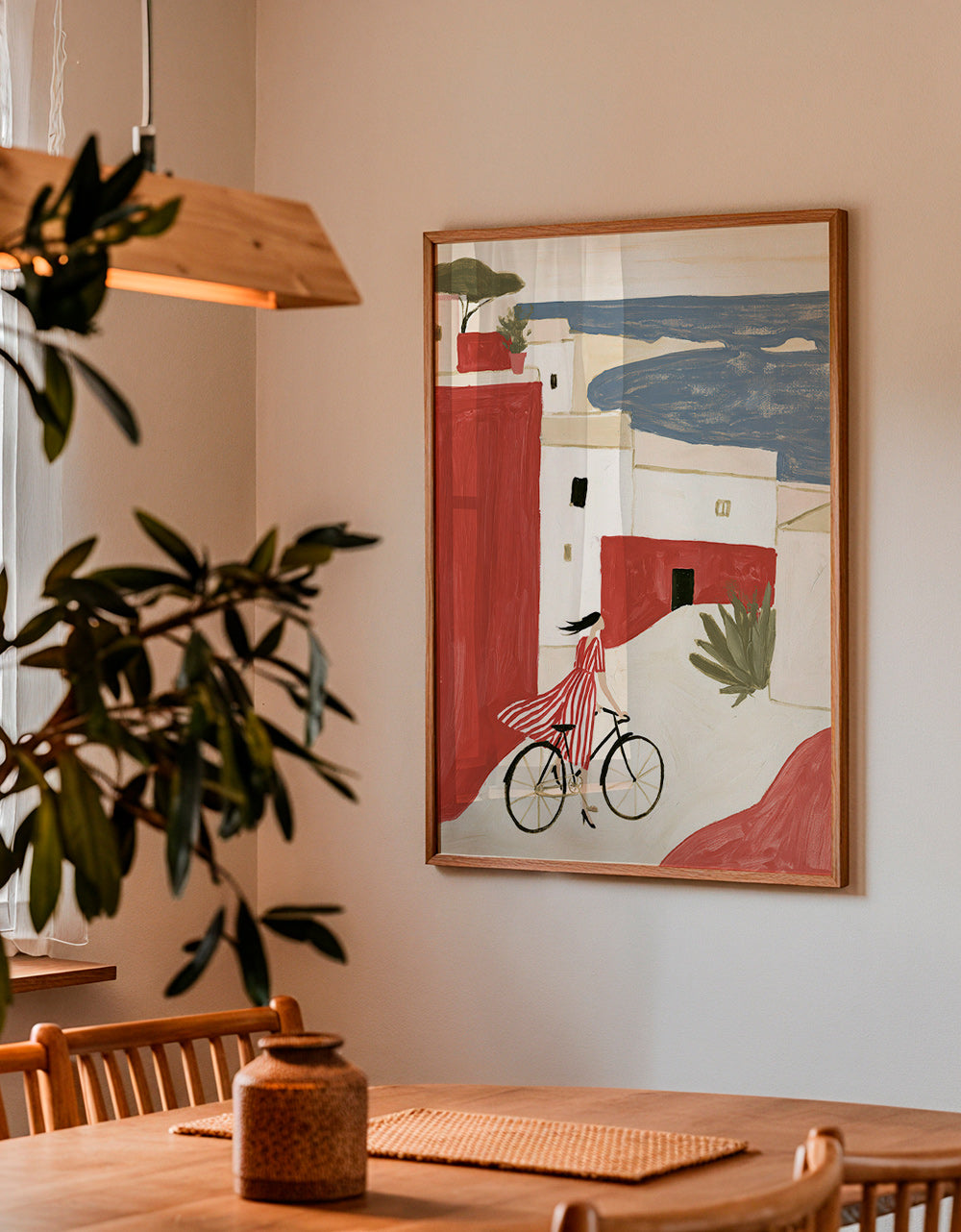 Illustrazione di bicicletta costiera