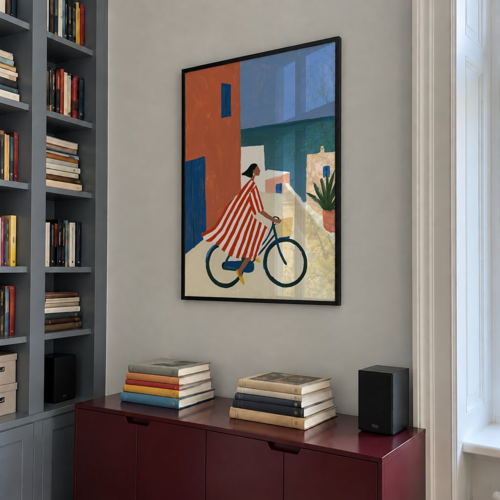 Ride to the Beach - Poster en ambiente