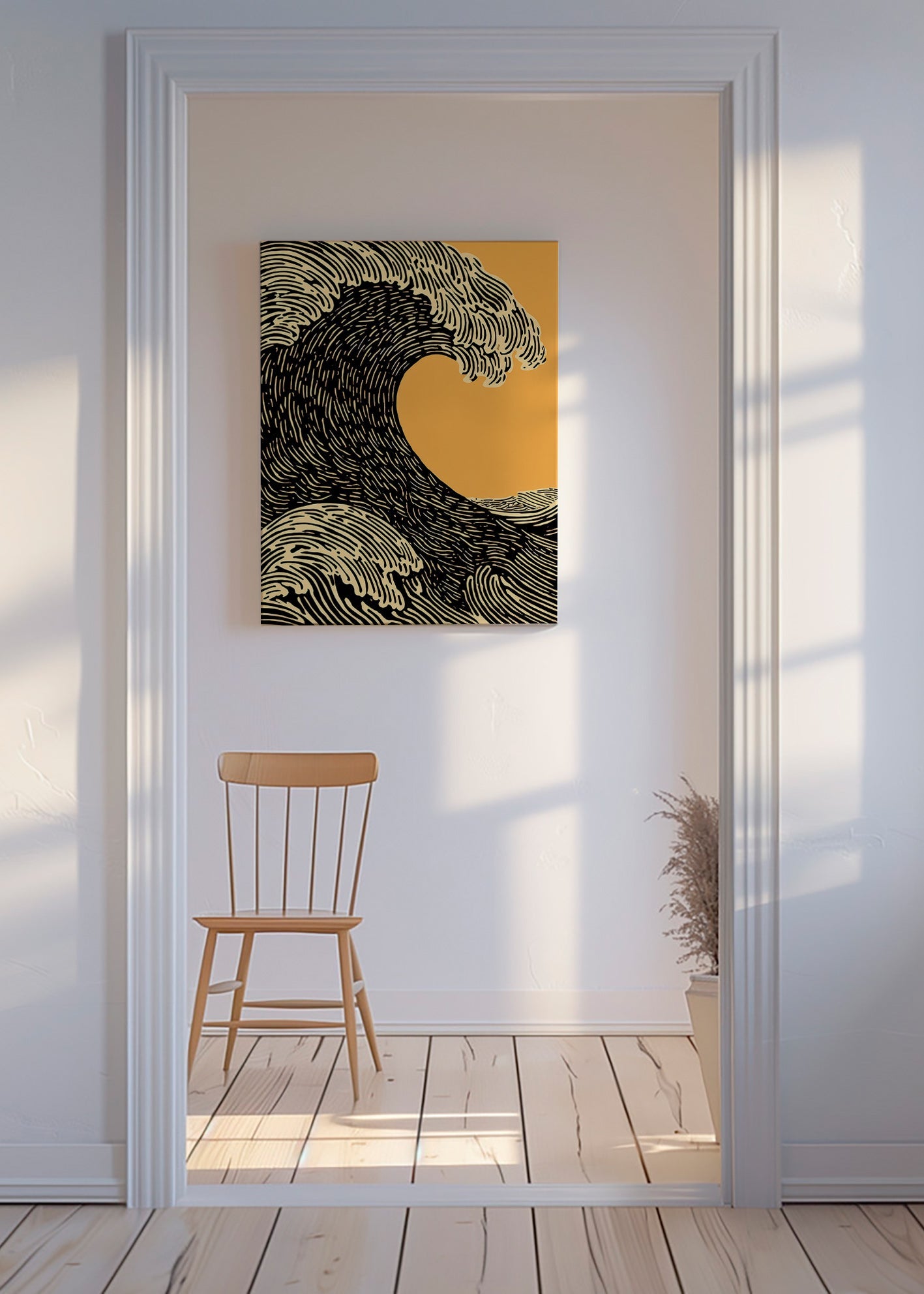 Illustrazione onda grafica nera