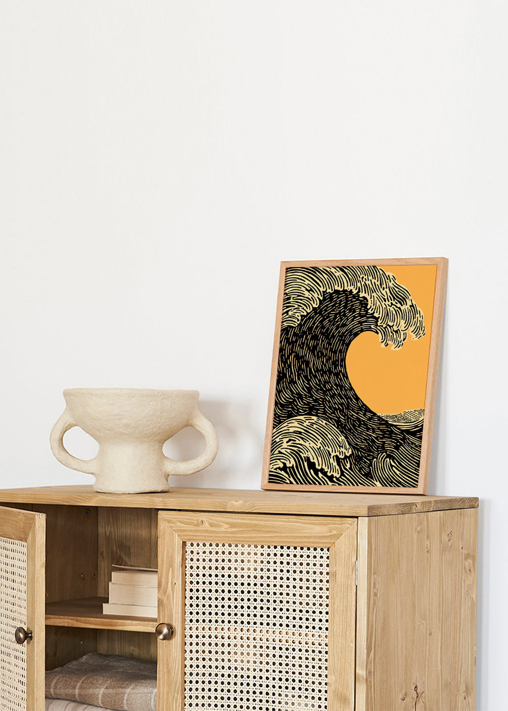 Illustrazione onda grafica nera