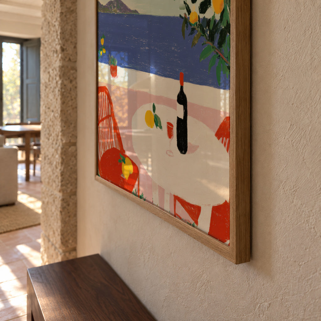 Mediterranean Table - Framed poster detail