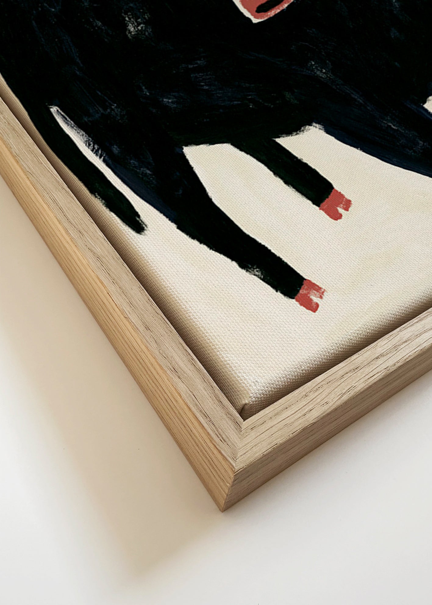Quadro toro nero espressivo