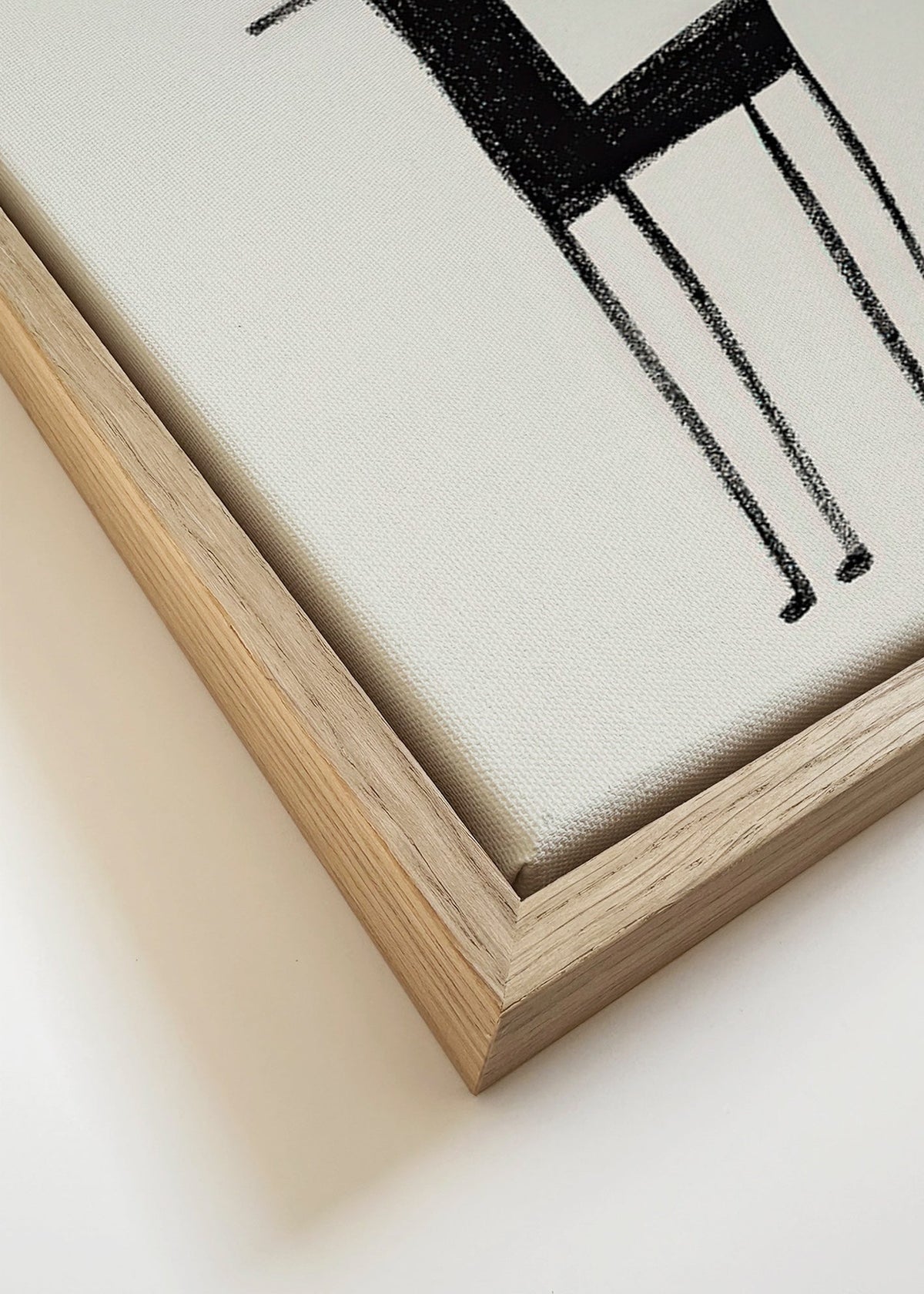 Quadro creatura minimale a tratto