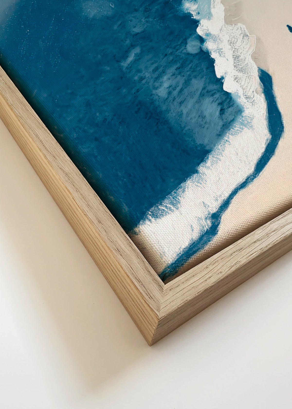 Arte paesaggistica: onde invernali viste dall'alto