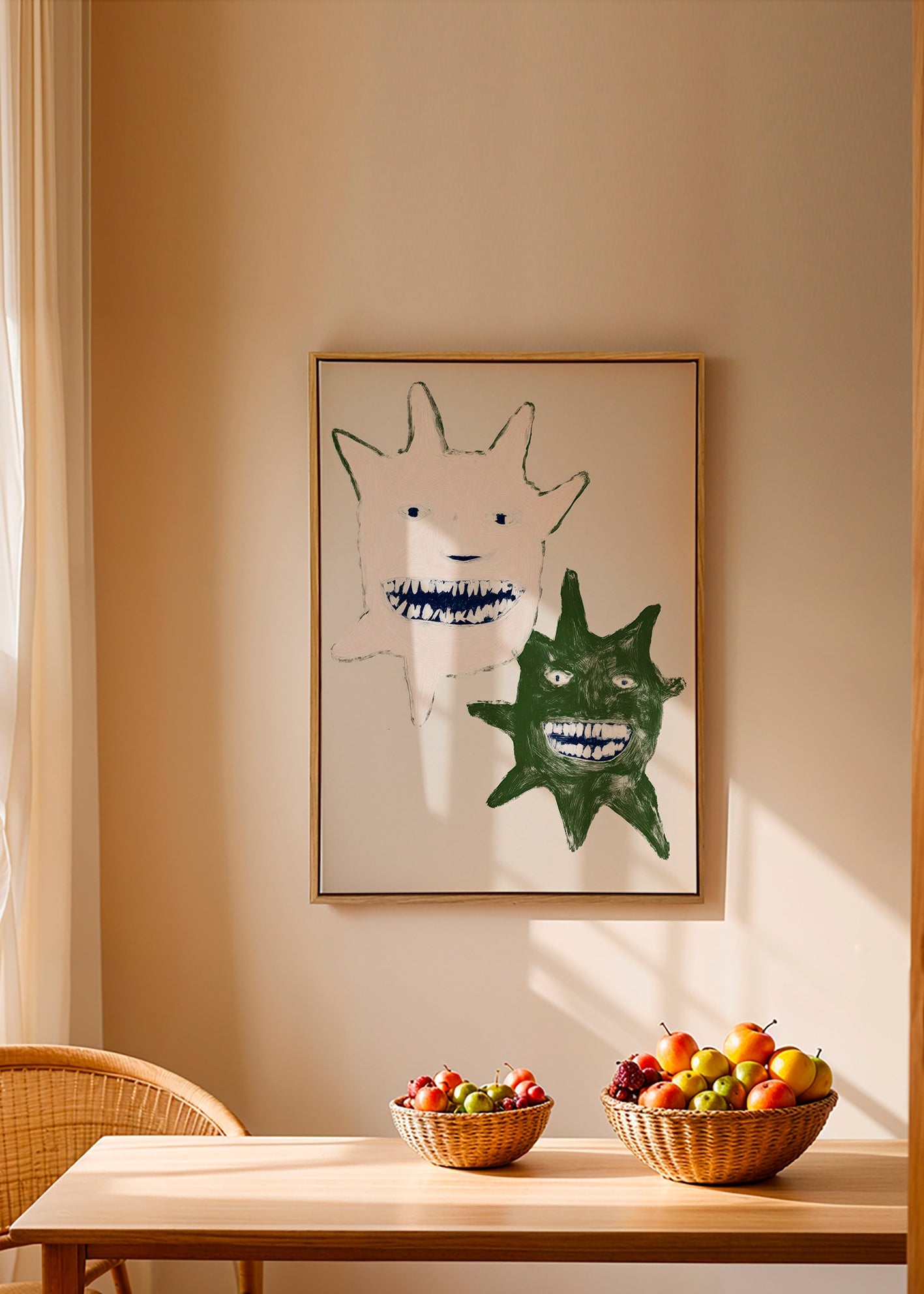 Illustrazione mostri gemelli