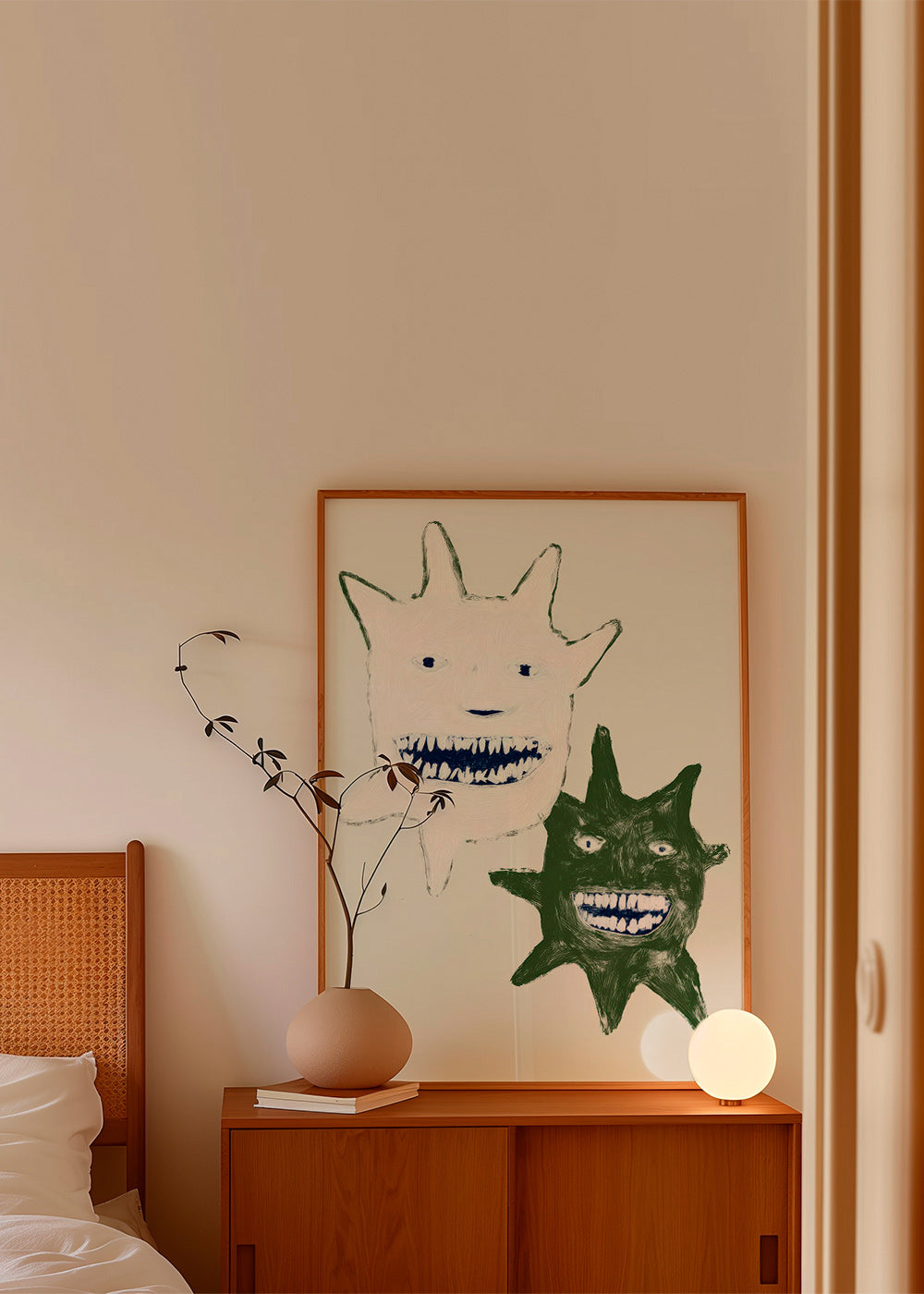 Illustrazione mostri gemelli