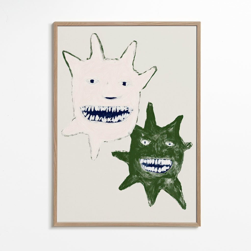 Illustrazione mostri gemelli