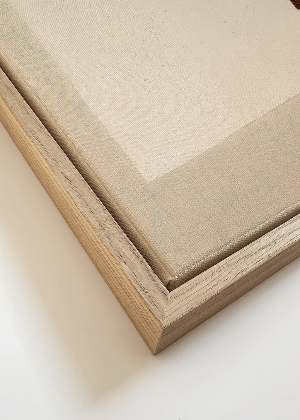 Quadro astratto ad arco con trama