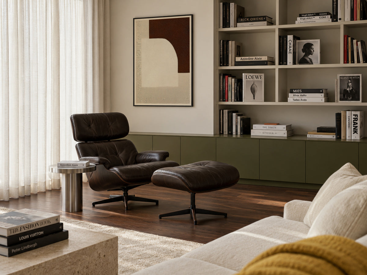 Linen Forms - Framed poster in an interior