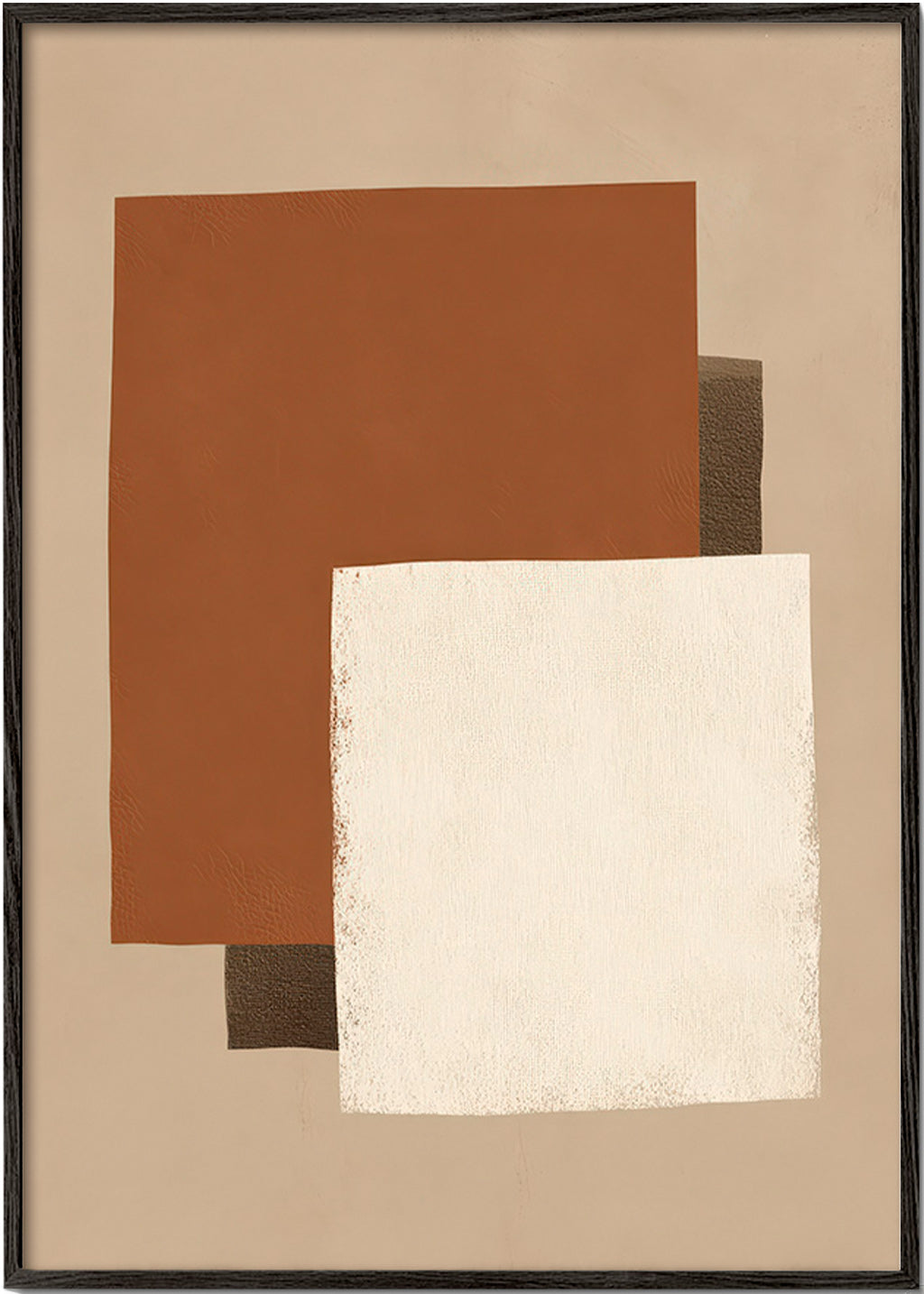 Quadro geometrico toni della terra