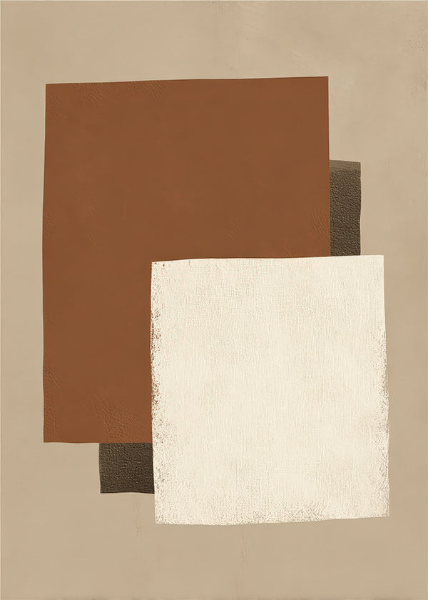 Quadro geometrico toni della terra