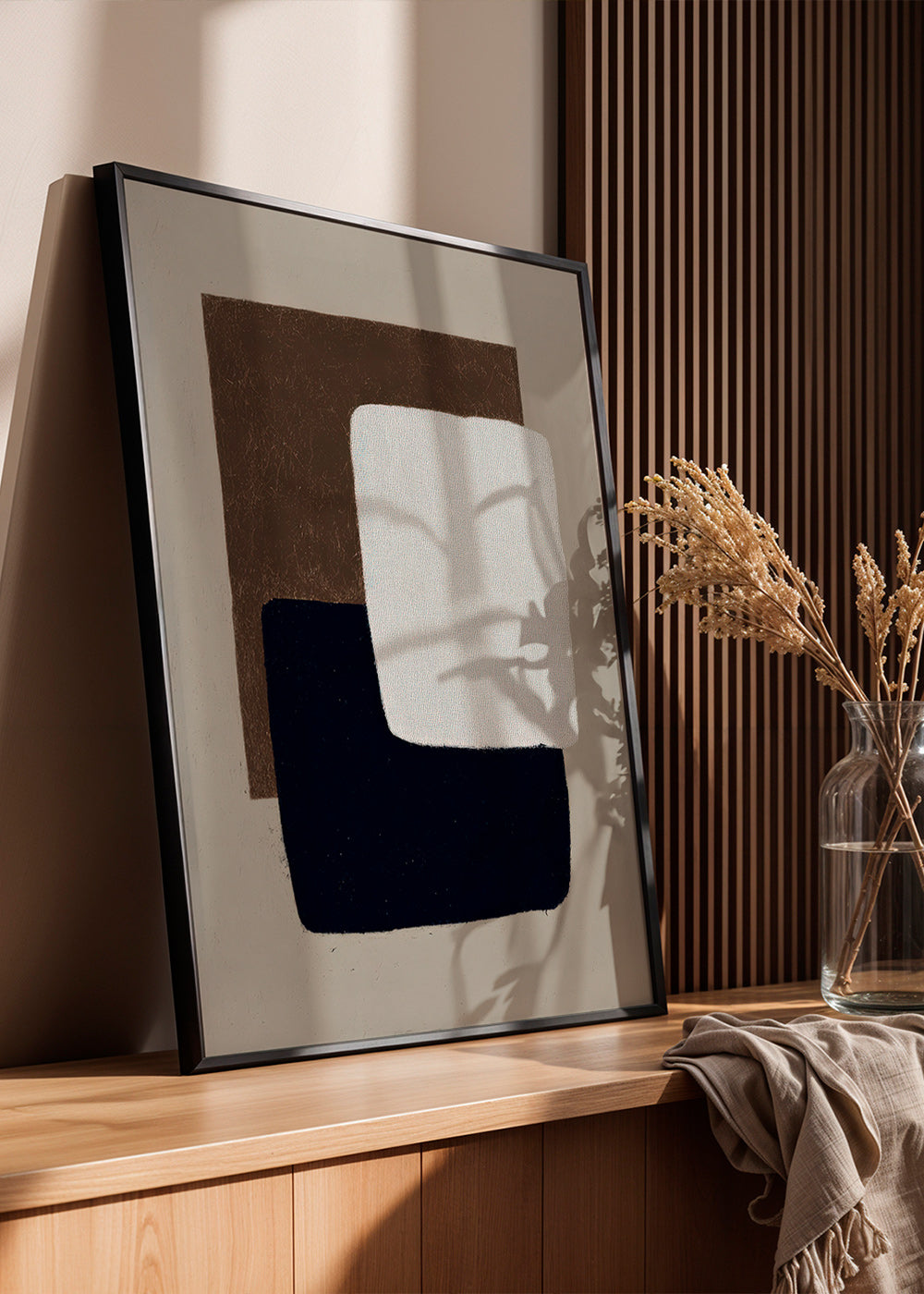 Quadro astratto rettangoli sovrapposti