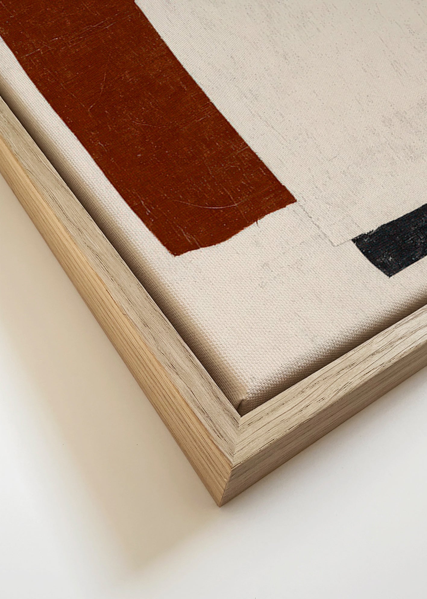 Quadro astratto con blocchi Rust