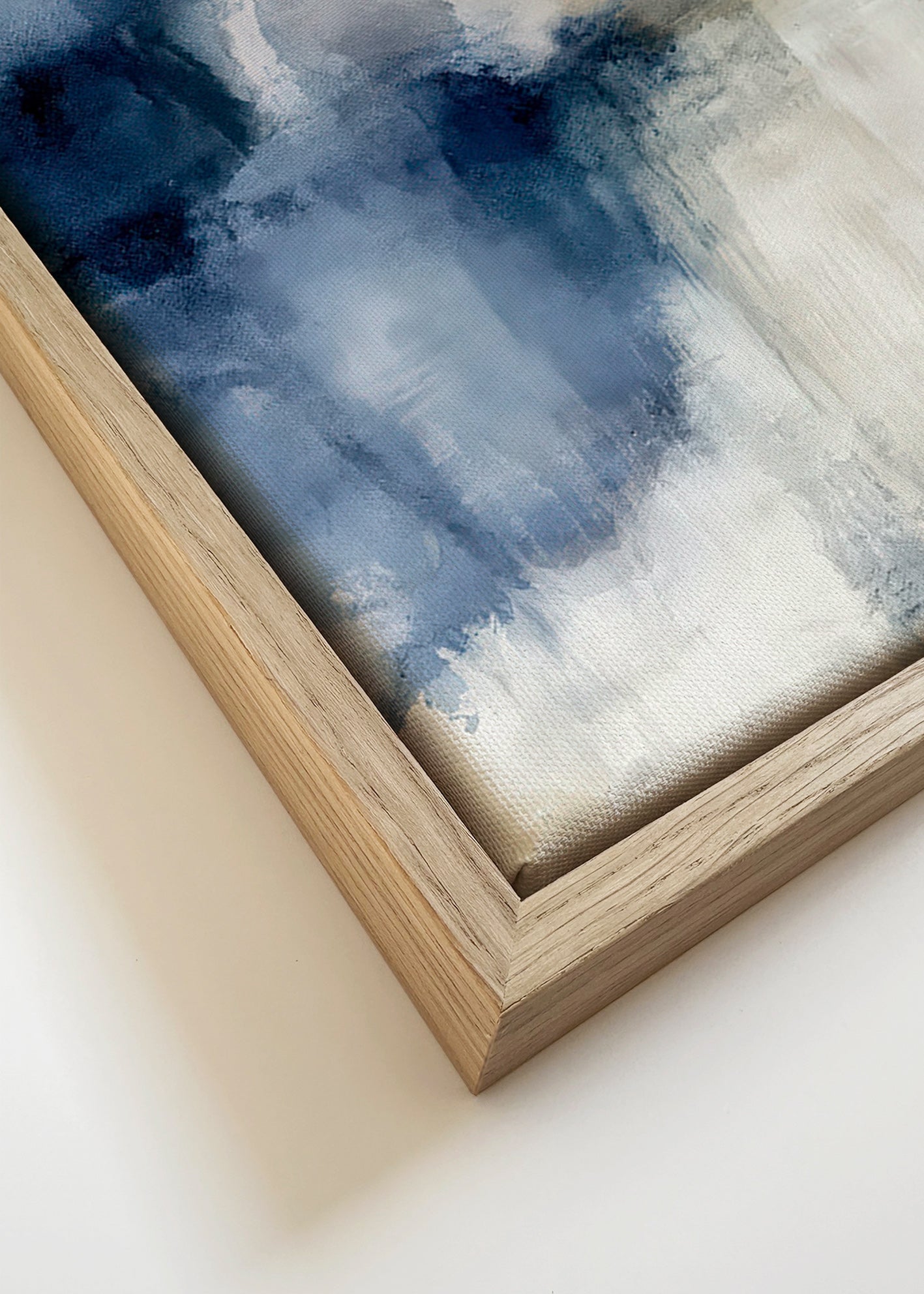 Quadro astratto Nebbia blu