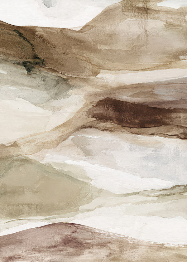 Paesaggio del deserto ad acquerello