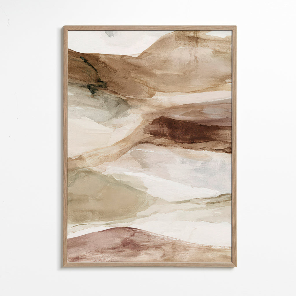 Paesaggio del deserto ad acquerello