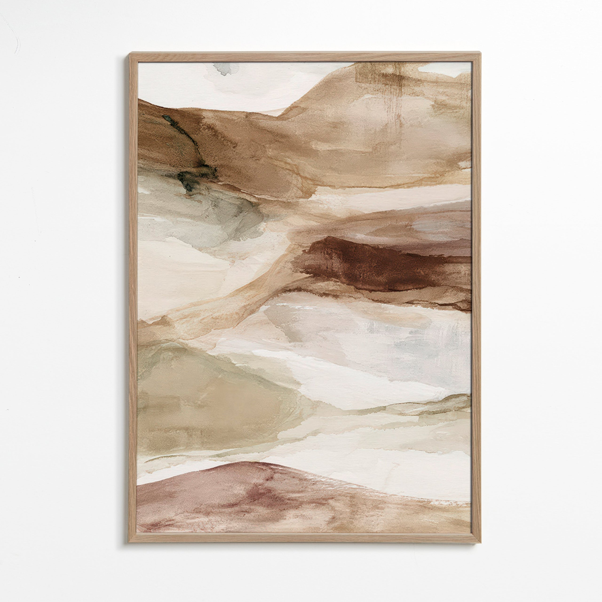 Paesaggio del deserto ad acquerello