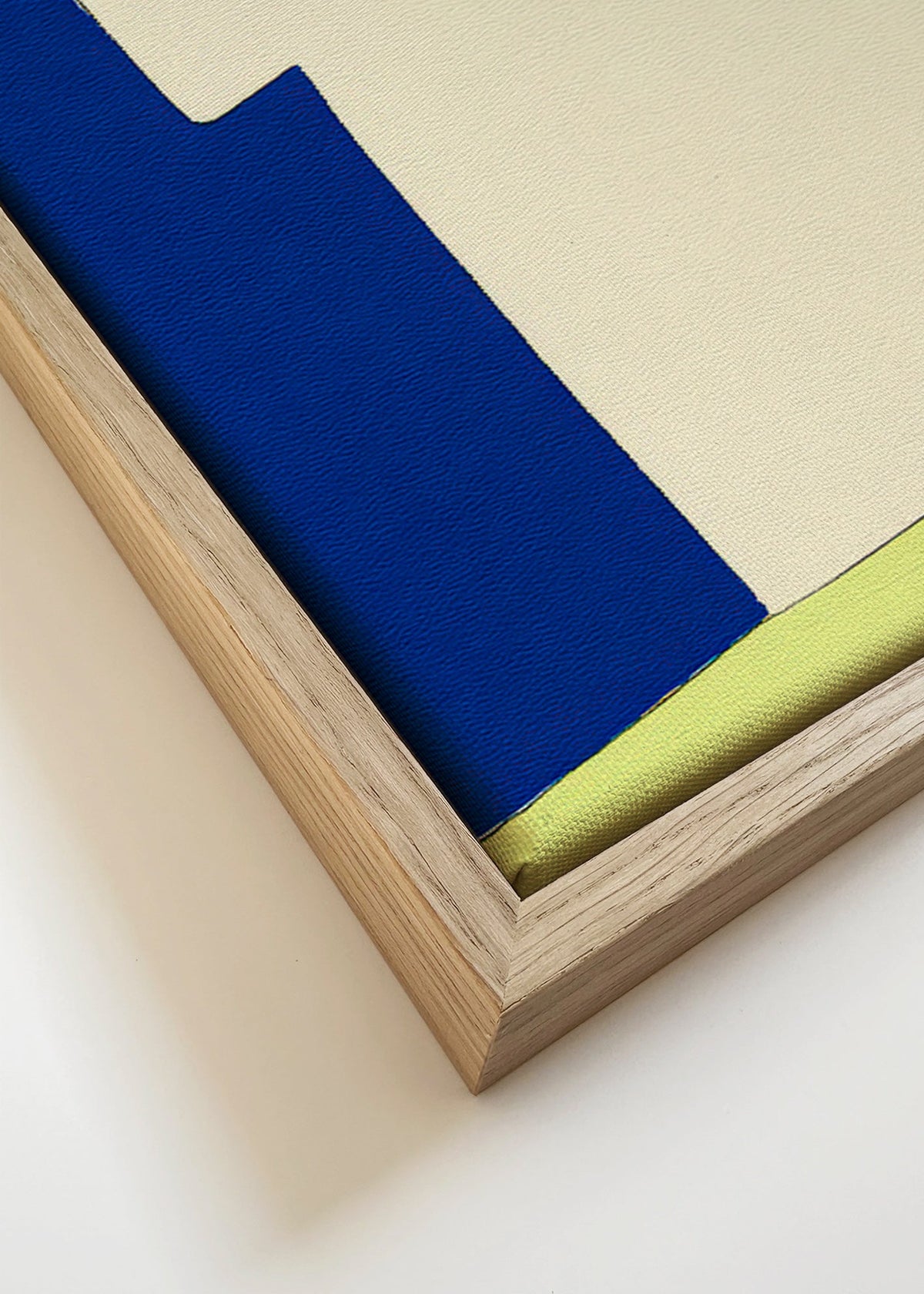 Quadro astratto con forme morbide