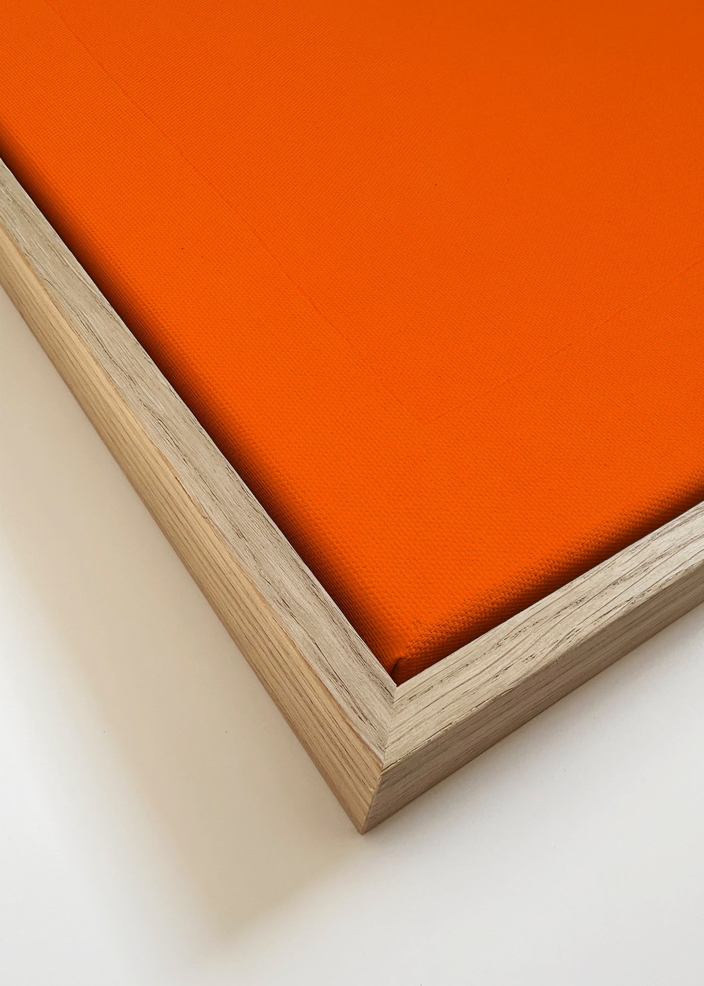 Quadro astratto con blocchi arancioni