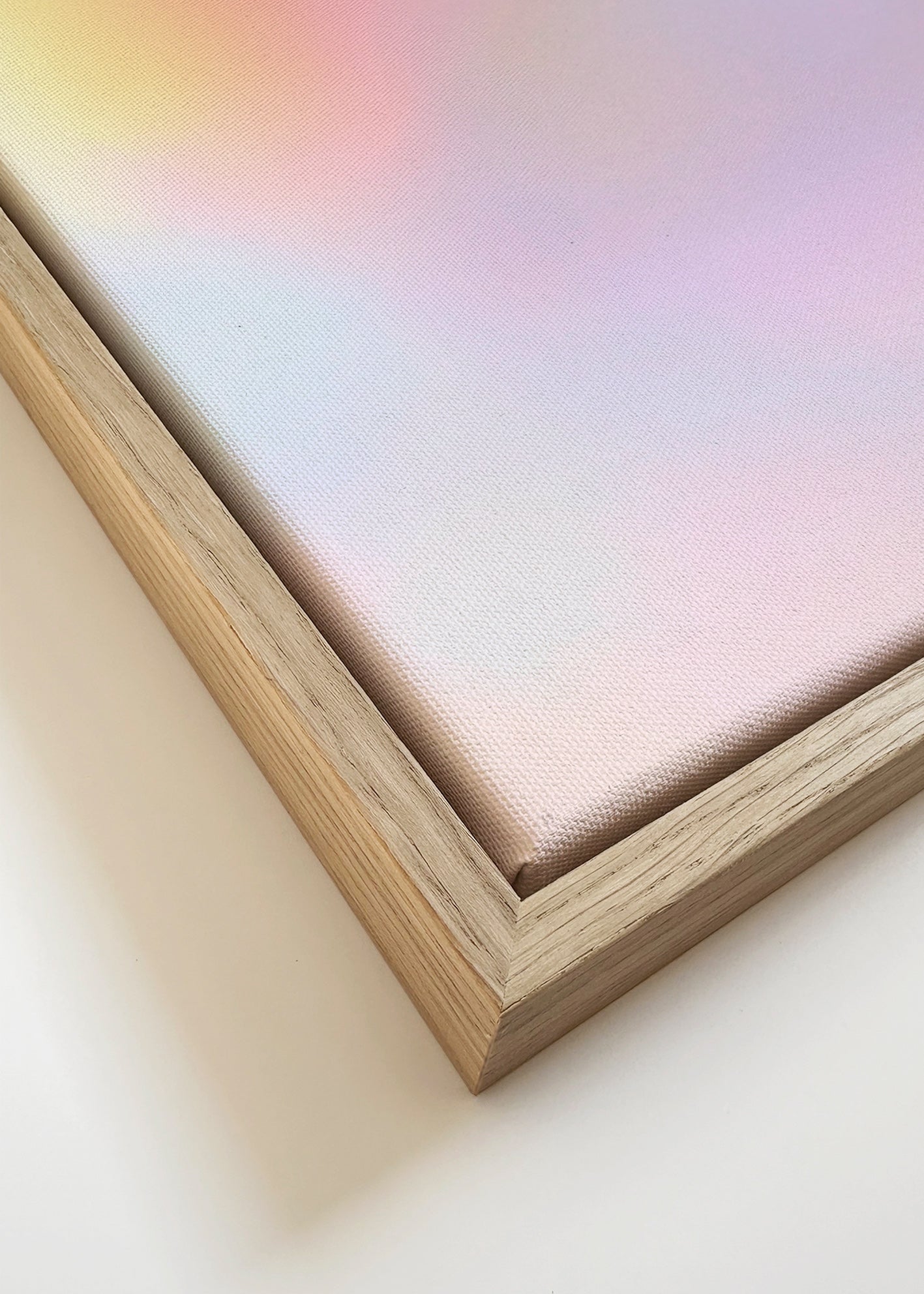 Quadro astratto pastello con sfumature morbide