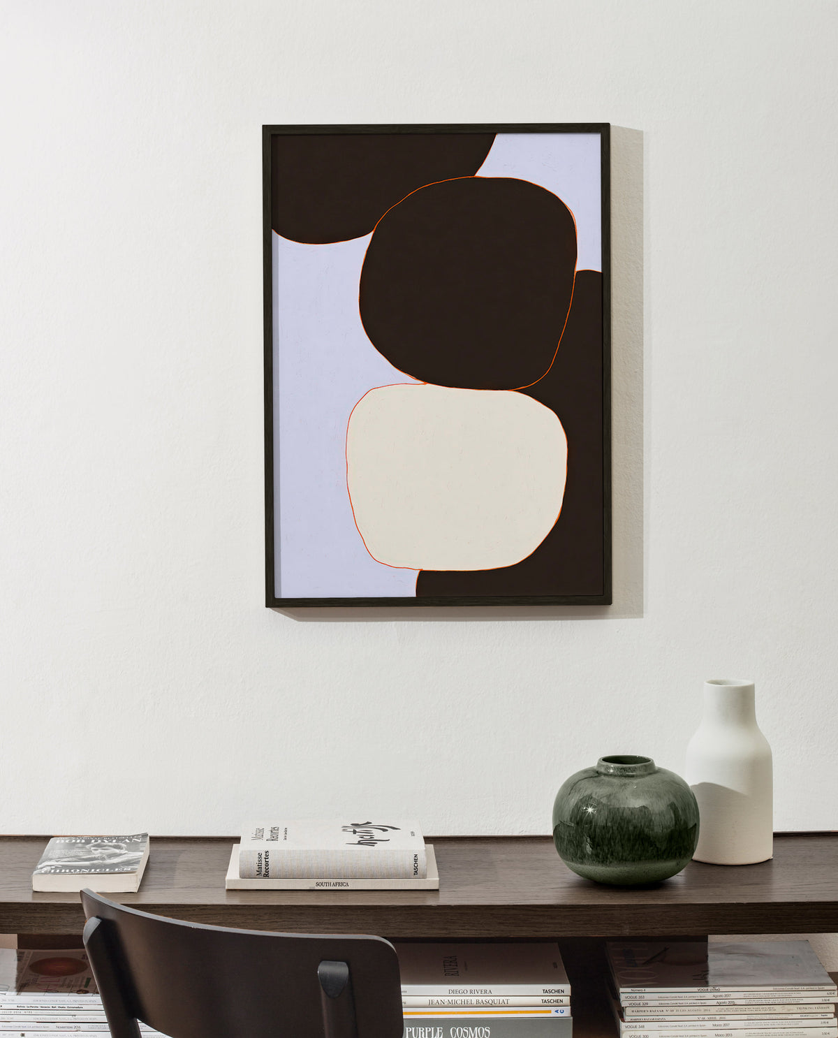 Quadro geometrico a forme arrotondate
