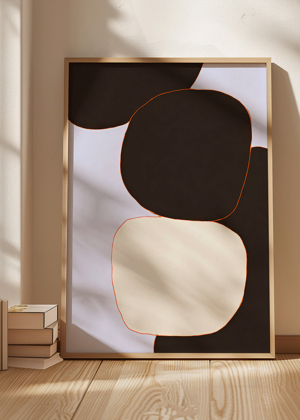 Quadro geometrico a forme arrotondate