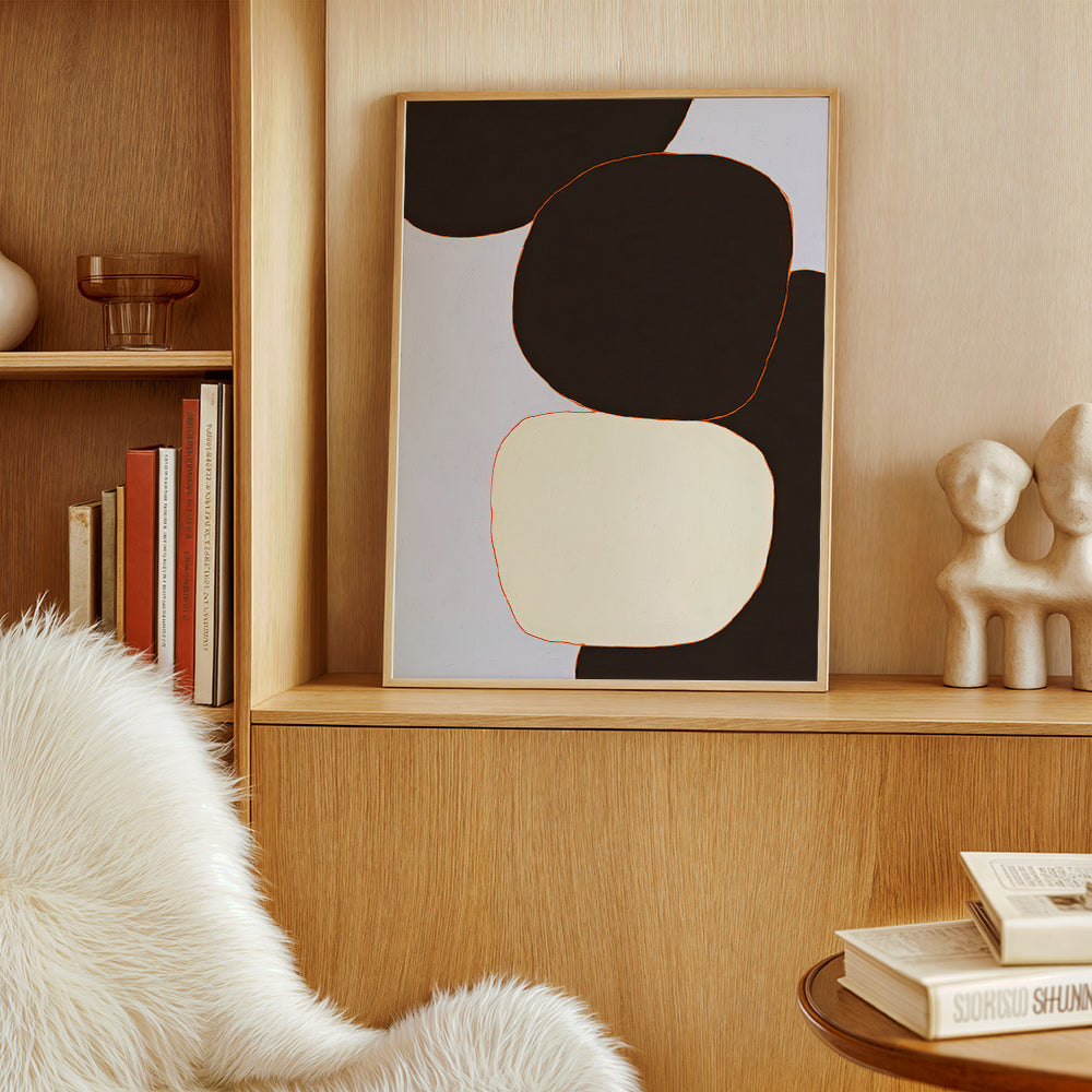 Quadro geometrico a forme arrotondate