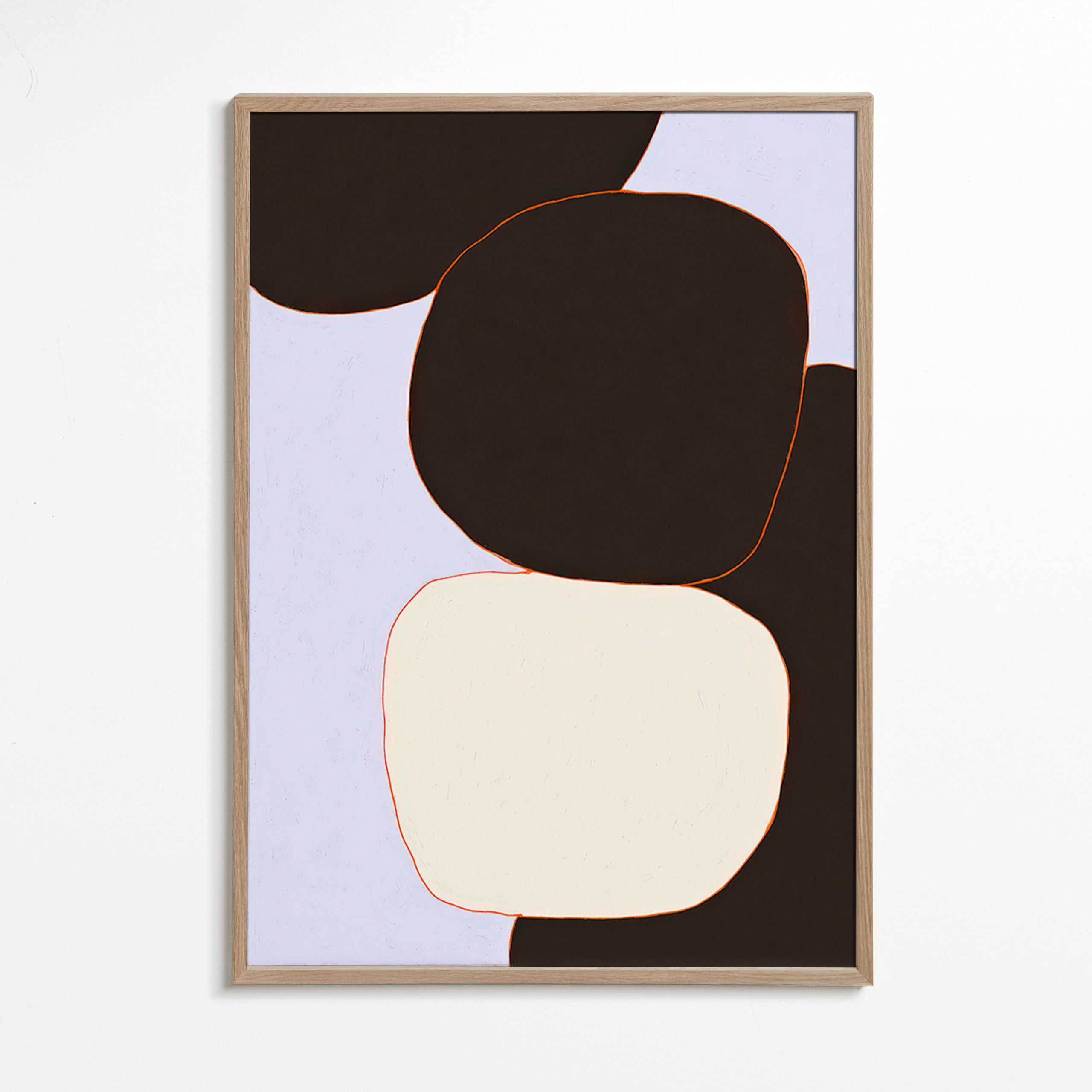Quadro geometrico a forme arrotondate