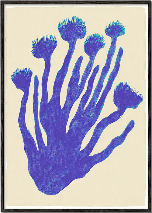 Stampa botanica Indigo Coral