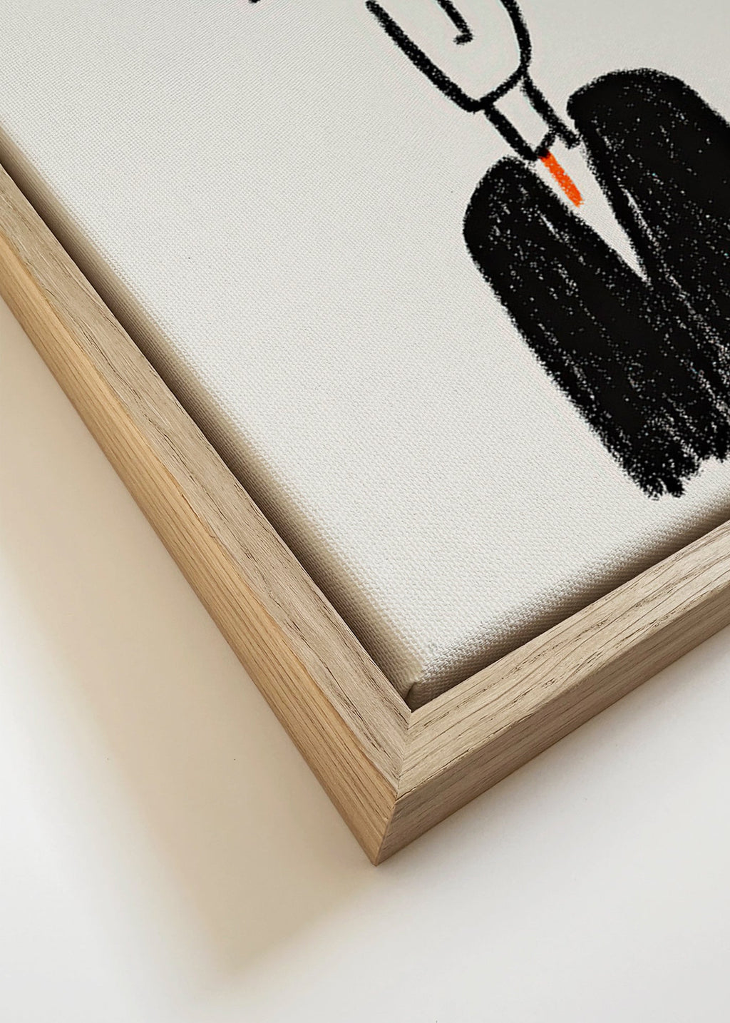 Illustrazione minimalista di una figura con fumo