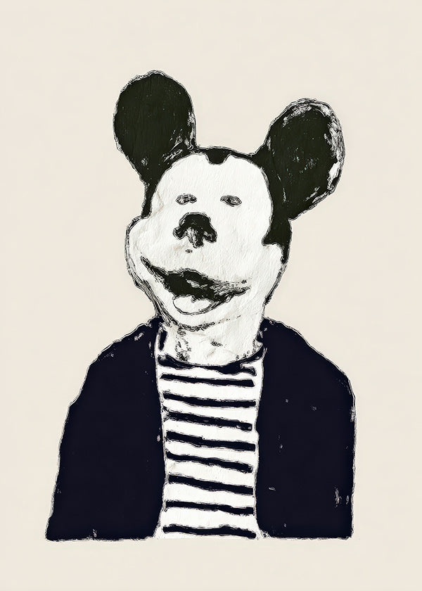 Illustrazione topo gentiluomo