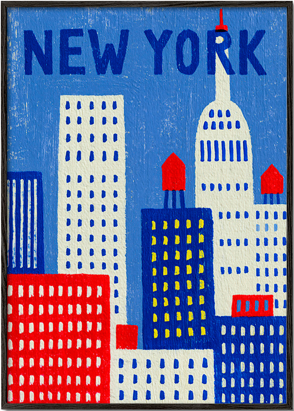 Arte città New York illustrazione